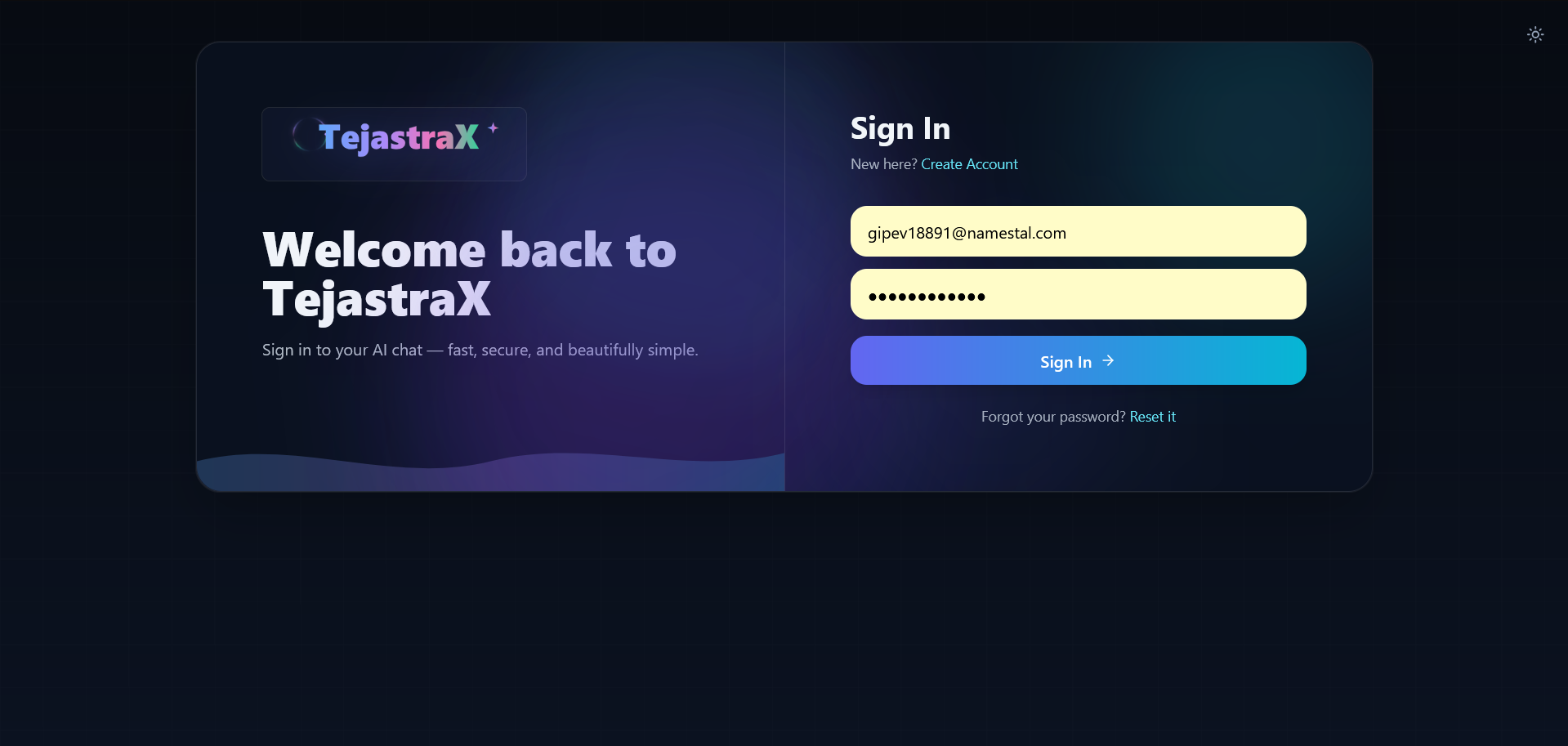 A fujifilm instant camera on a dark electric blue background.